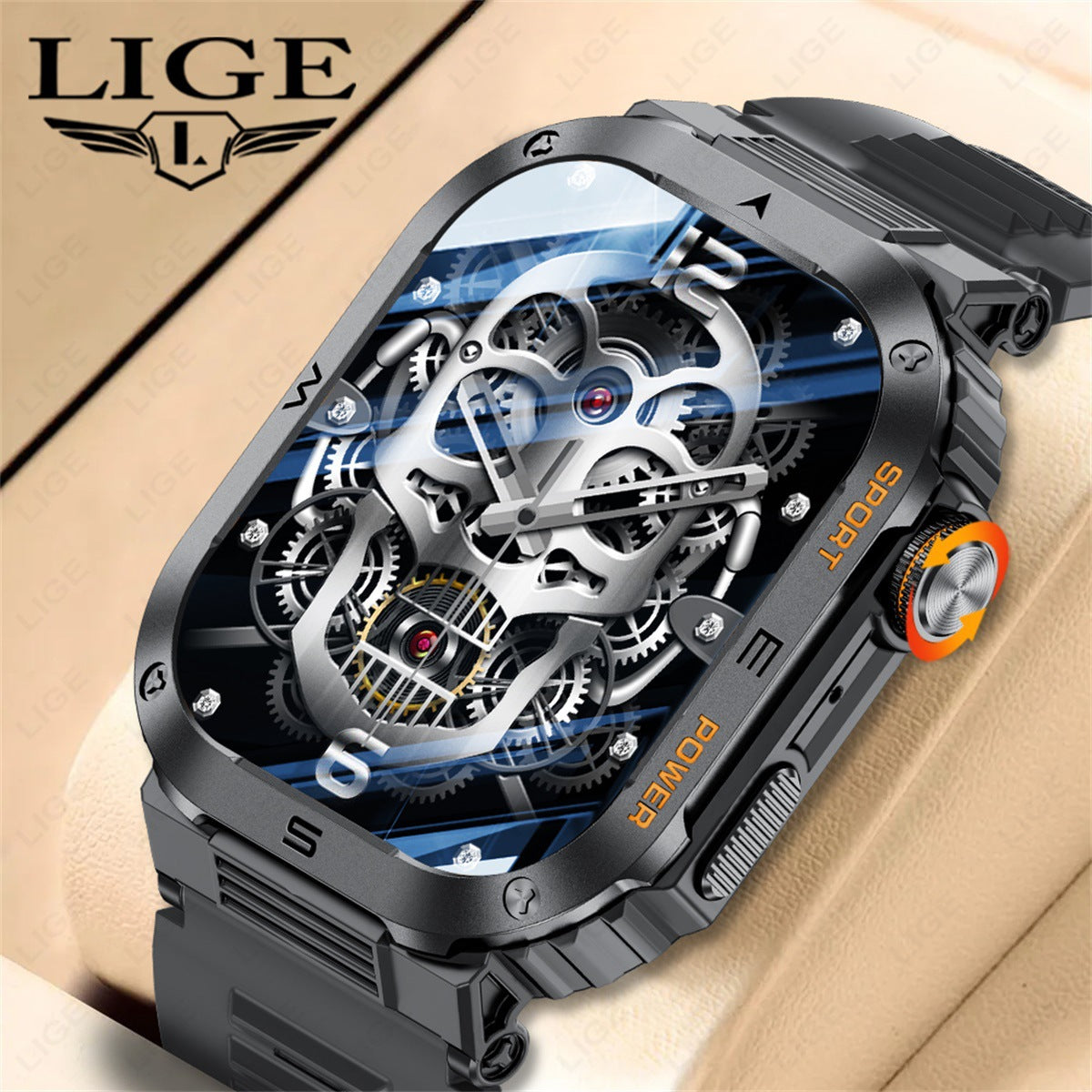 LIGE BW0639 Men's Smart Watch